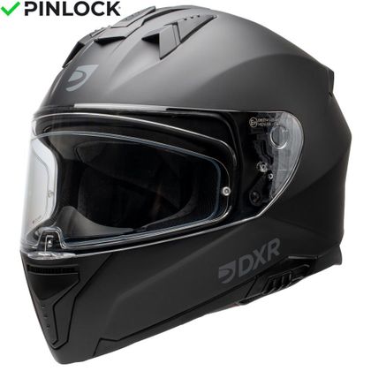 Casque intégral DXR ELEVEN 22.06 - Noir Ref : DX0398 