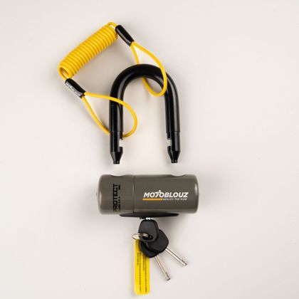 KOOROOM PROTECT DISC SRA WITH CORD Universal Anti-theft device - Black / Grey