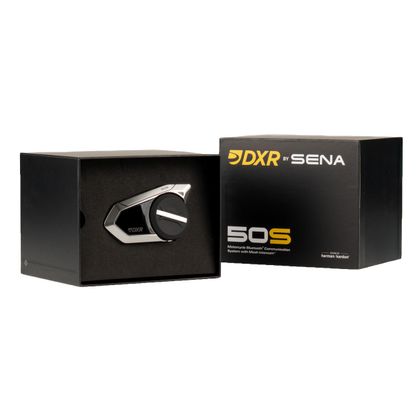 DXR BY SENA 50S - SOLO - HARMAN KARDON Intercom - Zwart / Grijs