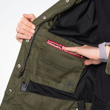 DXR EDLER LADY Motorrad-Überhemd - Grün