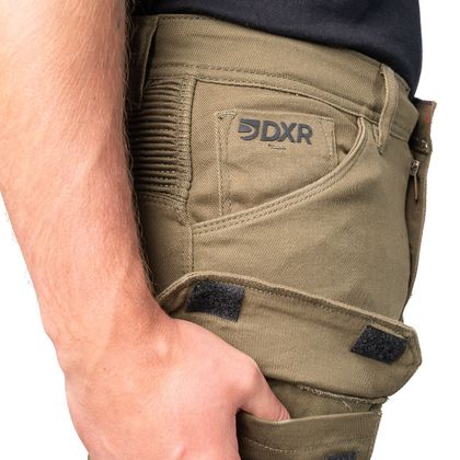 DXR WAYNE Motorbike Trousers - Green