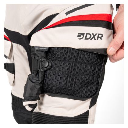 Pantalon Moto DXR EMISFER PANT - Gris / Rouge