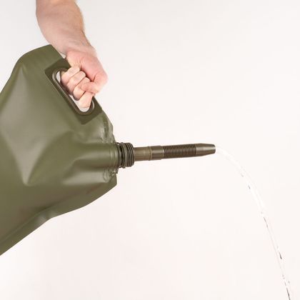Jerrican DXR souple essence/eau 10L avec bec verseur - Vert