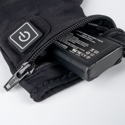 DXR SILKY Handschuhe mit Heizung - Schwarz