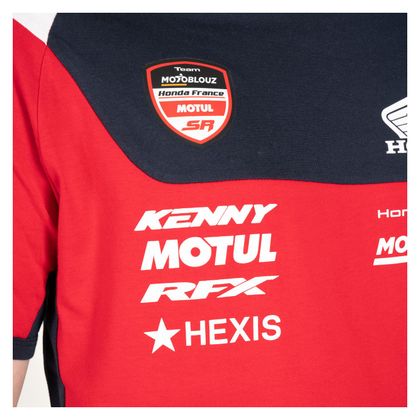 T-Shirt manches courtes Honda Motoblouz SR RACING - Rouge / Bleu
