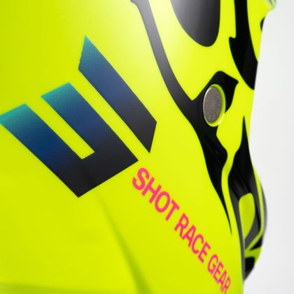 Casque cross Shot SPEED ENFANT GHOST - Noir / Jaune