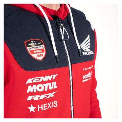 Sweat Honda Motoblouz SR RACING - Rouge / Bleu