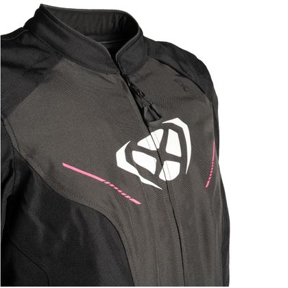 Blusão de Moto Ixon PRODIGY LADY - Preto / Rosa