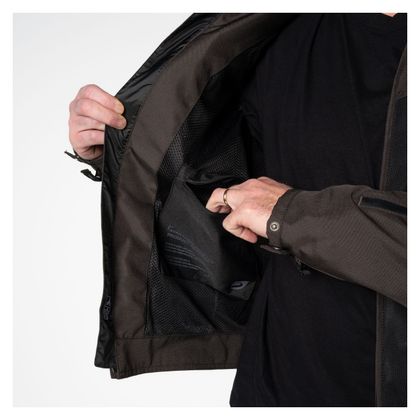 DXR SWIZZLE TEX Motorradjacke - Braun / Schwarz