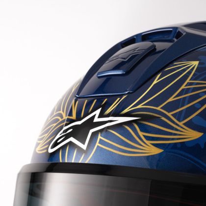 Alpinestars S-R10 MARTHAINATOR Full-face helmet - Blue / Black