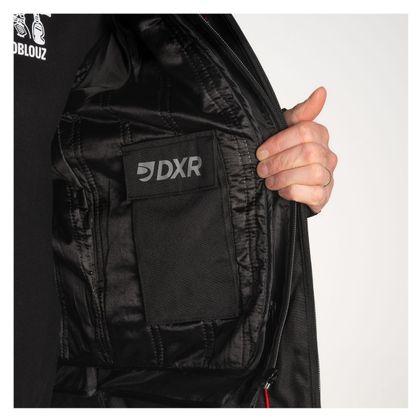 DXR STROKE AIR 3 IN 1 Motorradjacke - Schwarz