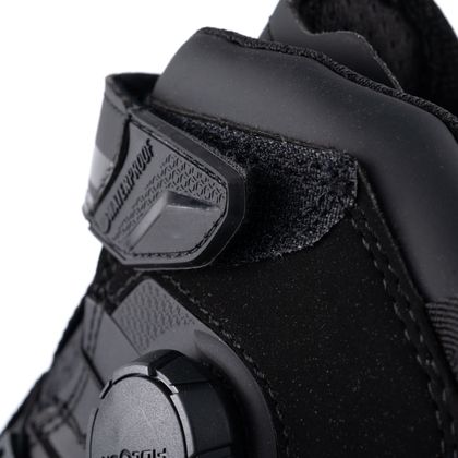 Baskets Moto Ixon BULL 2 WATERPROOF ULTRA - Noir / Rouge