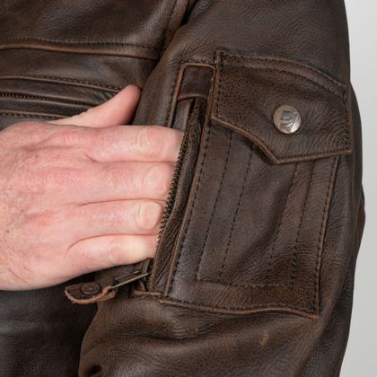 Blouson Moto DXR A40 - Marron