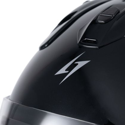 Cască jet Stormer SUN EVO 2.0 SOLID - Negru