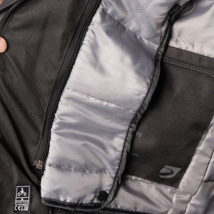 Veste Moto DXR ROADTRIP - Noir / Rouge