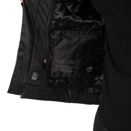 Blouson Moto DXR CHUCK TEX - Noir / Marron