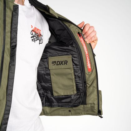 DXR D-JACKET Motorjas - Groen