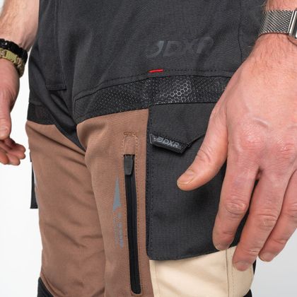 Pantalon Moto DXR ROADTRIP PANT - Noir / Beige