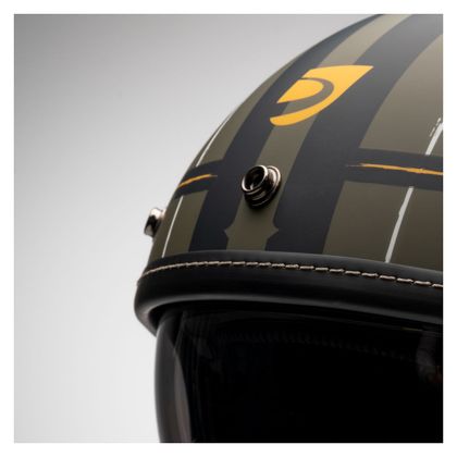 Casque jet Dexter ELEMENT MILITARY - Vert