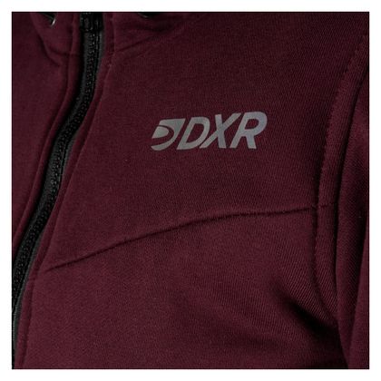 DXR FLEEZ DAME Motor sweater - Rood / Zwart
