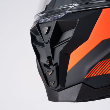 LS2 FF817 CHALLENGER II- DRAVIX Integralhelm - Schwarz / Rot