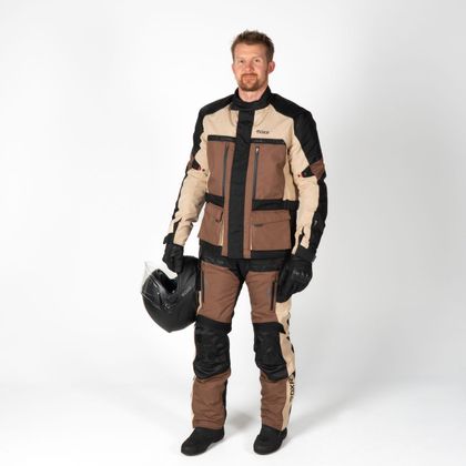 DXR ROADTRIP Motorweste - Schwarz / Beige