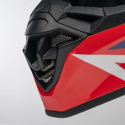 Casque cross DXR ARGESS SCRUB 2026 - Rouge / Bleu