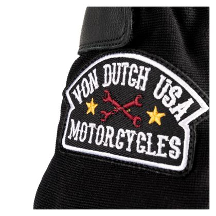 Gants Helstons VON DUTCH KEY - Noir / Blanc