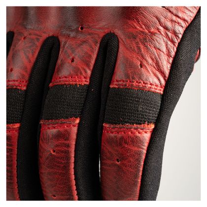 Gants Helstons HOLY GIRL - Rouge / Noir