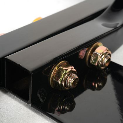 KOOROOM MIT BODENBEFESTIGUNG Radblocker Universell - Schwarz