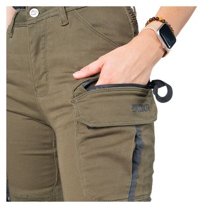 DXR VICKI DAME Motorbroek - Groen