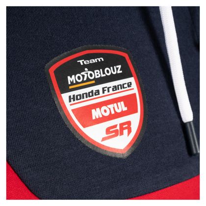 Sweat Honda Motoblouz SR RACING - Rouge / Bleu