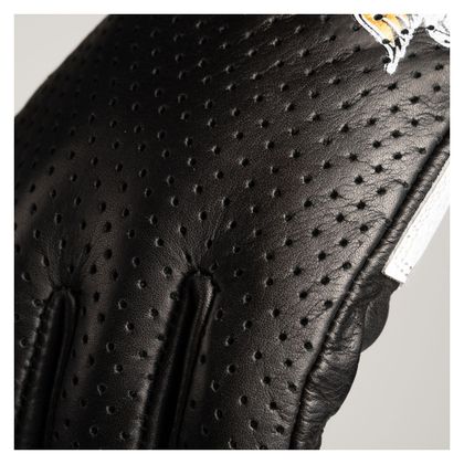 Gants Helstons VON DUTCH BRIGITTE AIR - Noir / Blanc