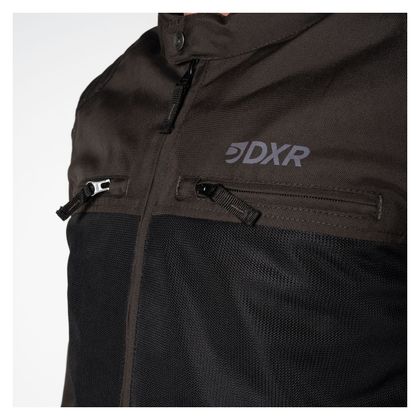 DXR SWIZZLE TEX Motorradjacke - Braun / Schwarz