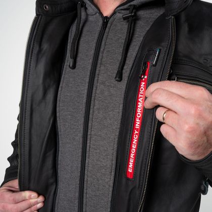 Blouson Moto DXR ZACK - Noir