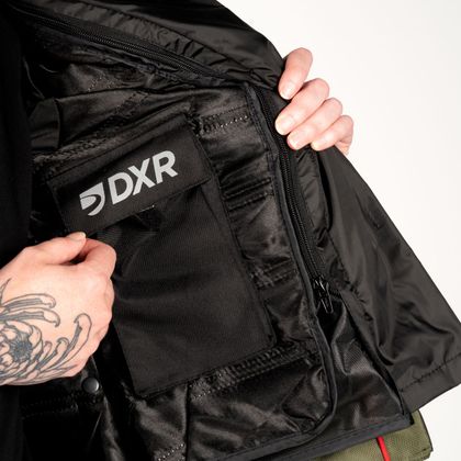 DXR STROKE AIR 3 IN 1 LADY Motorjas - Groen / Zwart