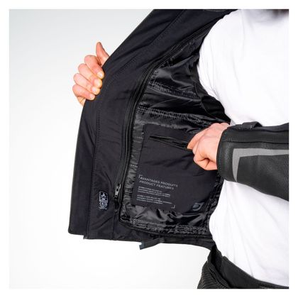 DXR ALONSO EVO Motorradjacke - Schwarz / Rot