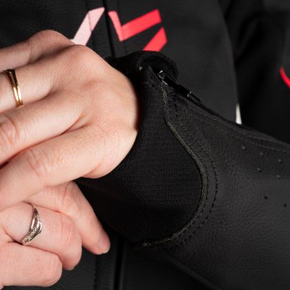 Blouson Moto Alpinestars STELLA GP PLUS V4 - Noir / Rose