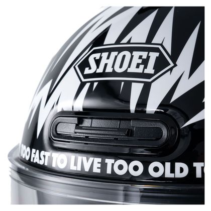 Casque intégral Shoei GLAMSTER 06 - NEIGHBORHOOD x DEATH SPRAY CUSTOM - Noir / Blanc