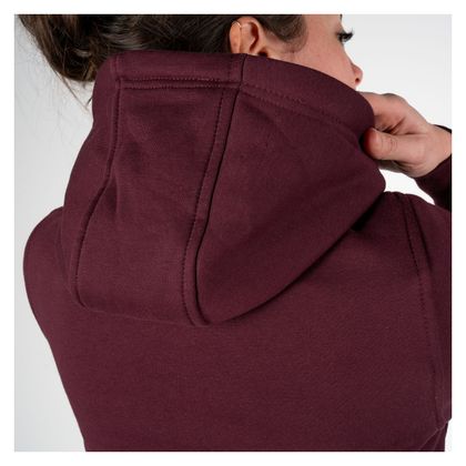 DXR FLEEZ DAME Motor sweater - Rood / Zwart