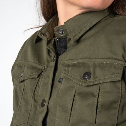 DXR EDLER LADY Motorrad-Überhemd - Grün