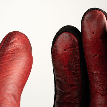 Gants Helstons HOLY GIRL - Rouge / Noir