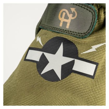 Gants Helstons THUNDERBOLT - Vert / Noir
