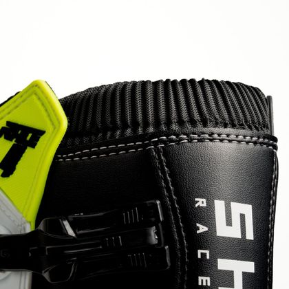 Bottes cross Shot RACE 4 - BLACK WHITE NEON YELLOW 2023 - Noir / Jaune