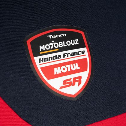T-Shirt manches courtes Honda Motoblouz SR RACING - Rouge / Bleu