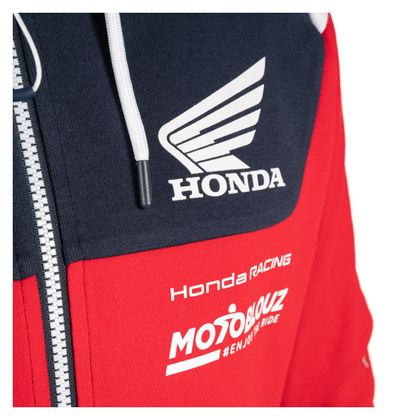 Sweat Honda Motoblouz SR RACING - Rouge / Bleu