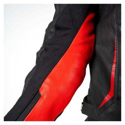 DXR ALONSO EVO Motorradjacke - Schwarz / Rot