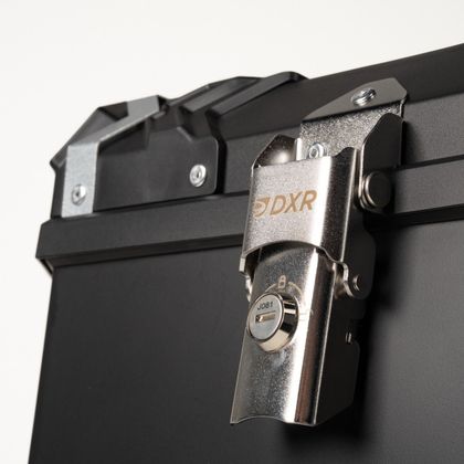 Top case DXR LANE 45L ABS S PLATINOU - Černá