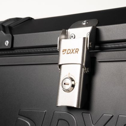 Top case DXR NOMAD 65L ALU AVEC PLATINE - Noir