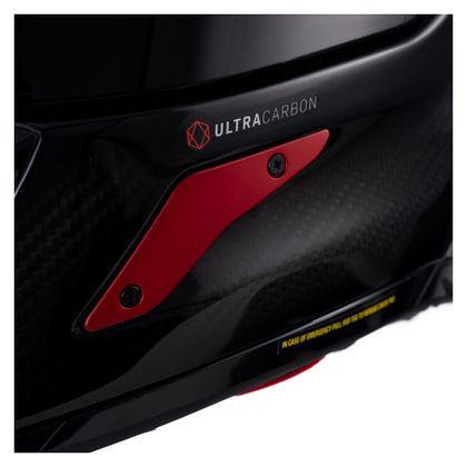 Casque intégral Nolan X-804 RS - ULTRA CARBON - IRIDO DARK - Noir / Rouge